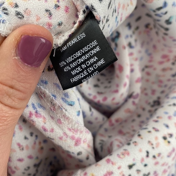 AFRM multicolored long slip skirt. - Picture 9 of 12